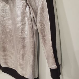 Sweatshirt black & silver